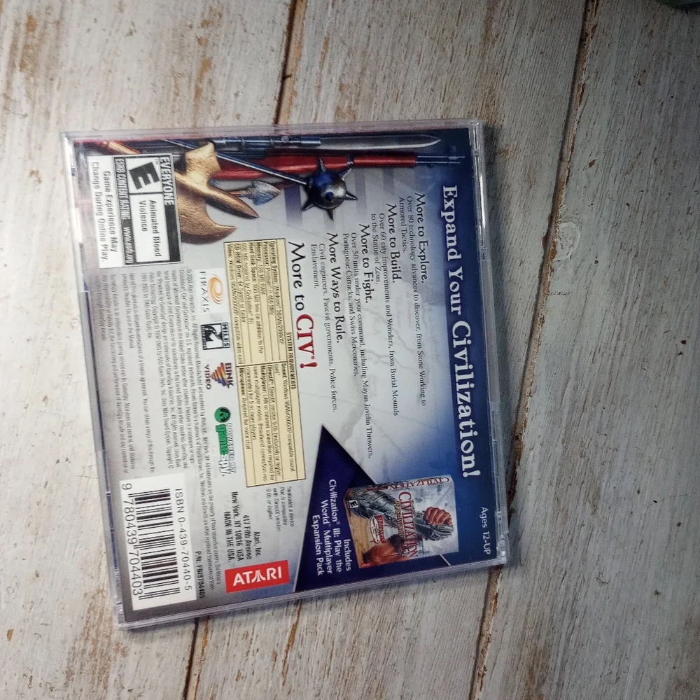 Sid Meier's Civilization III: Conquests Expansion  Pack  Computer PC Game Atari